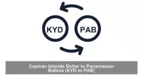 Cayman Islands Dollar to Panamanian Balboa (KYD to PAB)