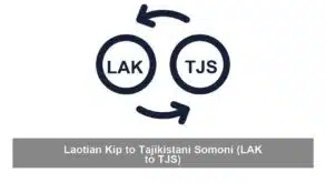 Laotian Kip to Tajikistani Somoni (LAK to TJS)