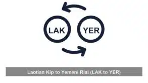 Laotian Kip to Yemeni Rial (LAK to YER)