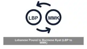 Lebanese Pound to Burmese Kyat (LBP to MMK)