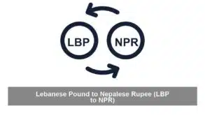 Lebanese Pound to Nepalese Rupee (LBP to NPR)