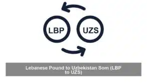 Lebanese Pound to Uzbekistan Som (LBP to UZS)