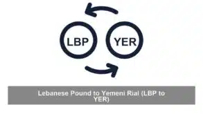 Lebanese Pound to Yemeni Rial (LBP to YER)
