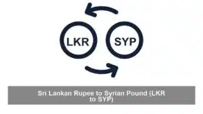 Sri Lankan Rupee to Syrian Pound (LKR to SYP)