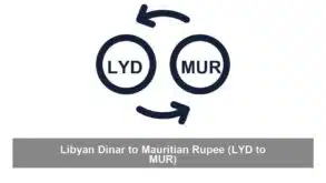Libyan Dinar to Mauritian Rupee (LYD to MUR)