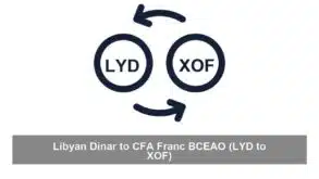 Libyan Dinar to CFA Franc BCEAO (LYD to XOF)