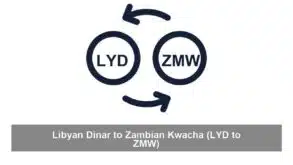 Libyan Dinar to Zambian Kwacha (LYD to ZMW)