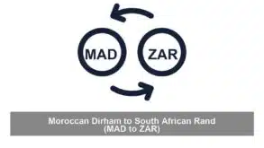 Moroccan Dirham to South African Rand (MAD to ZAR)