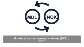 Moldovan Leu to Norwegian Krone (MDL to NOK)