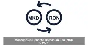 Macedonian Denar to Romanian Leu (MKD to RON)