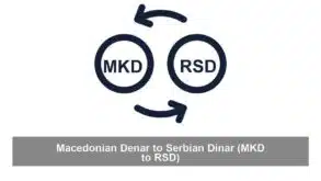 Macedonian Denar to Serbian Dinar (MKD to RSD)