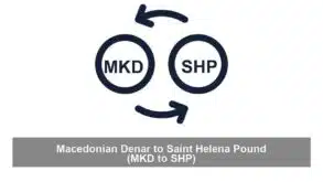 Macedonian Denar to Saint Helena Pound (MKD to SHP)
