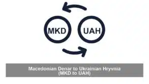 Macedonian Denar to Ukrainian Hryvnia (MKD to UAH)