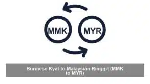 Burmese Kyat to Malaysian Ringgit (MMK to MYR)