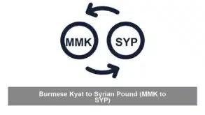 Burmese Kyat to Syrian Pound (MMK to SYP)