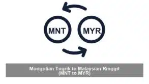 Mongolian Tugrik to Malaysian Ringgit (MNT to MYR)
