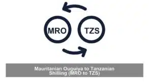 Mauritanian Ouguiya to Tanzanian Shilling (MRO to TZS)