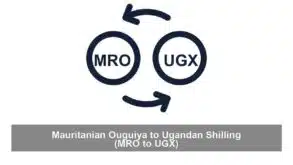 Mauritanian Ouguiya to Ugandan Shilling (MRO to UGX)