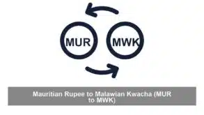 Mauritian Rupee to Malawian Kwacha (MUR to MWK)