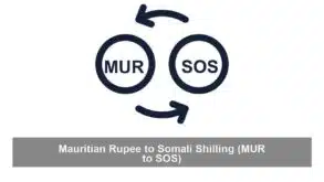 Mauritian Rupee to Somali Shilling (MUR to SOS)