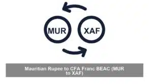 Mauritian Rupee to CFA Franc BEAC (MUR to XAF)