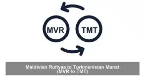 Maldivian Rufiyaa to Turkmenistan Manat (MVR to TMT)