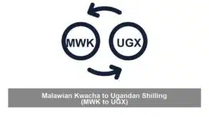 Malawian Kwacha to Ugandan Shilling (MWK to UGX)