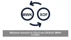 Malawian Kwacha to CFA Franc BCEAO (MWK to XOF)