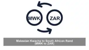 Malawian Kwacha to South African Rand (MWK to ZAR)