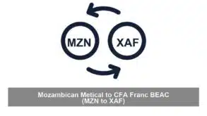 Mozambican Metical to CFA Franc BEAC (MZN to XAF)