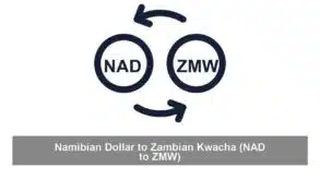 Namibian Dollar to Zambian Kwacha (NAD to ZMW)