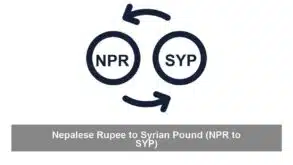 Nepalese Rupee to Syrian Pound (NPR to SYP)