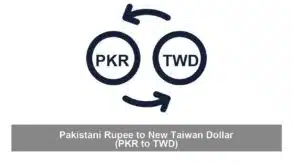 Pakistani Rupee to New Taiwan Dollar (PKR to TWD)