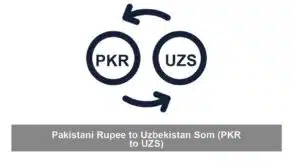 Pakistani Rupee to Uzbekistan Som (PKR to UZS)