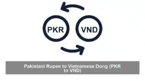 Pakistani Rupee to Vietnamese Dong (PKR to VND)