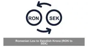 Romanian Leu to Swedish Krona (RON to SEK)