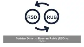 Serbian Dinar to Russian Ruble (RSD to RUB)