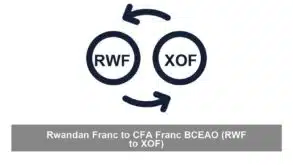 Rwandan Franc to CFA Franc BCEAO (RWF to XOF)