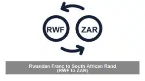 Rwandan Franc to South African Rand (RWF to ZAR)