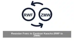 Rwandan Franc to Zambian Kwacha (RWF to ZMW)