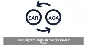 Saudi Riyal to Angolan Kwanza (SAR to AOA)