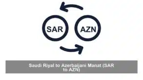 Saudi Riyal to Azerbaijani Manat (SAR to AZN)