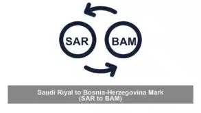 Saudi Riyal to Bosnia-Herzegovina Mark (SAR to BAM)