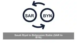 Saudi Riyal to Belarusian Ruble (SAR to BYN)