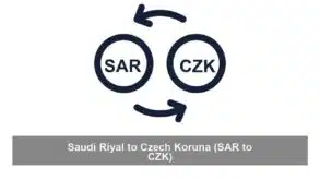 Saudi Riyal to Czech Koruna (SAR to CZK)