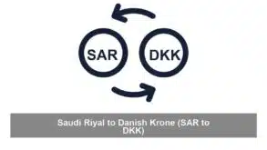 Saudi Riyal to Danish Krone (SAR to DKK)