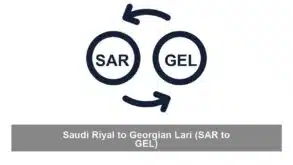 Saudi Riyal to Georgian Lari (SAR to GEL)