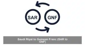 Saudi Riyal to Guinean Franc (SAR to GNF)