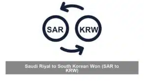 Saudi Riyal to South Korean Won (SAR to KRW)