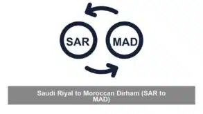 Saudi Riyal to Moroccan Dirham (SAR to MAD)